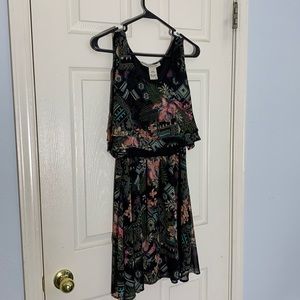 American rag floral sleeveless dress